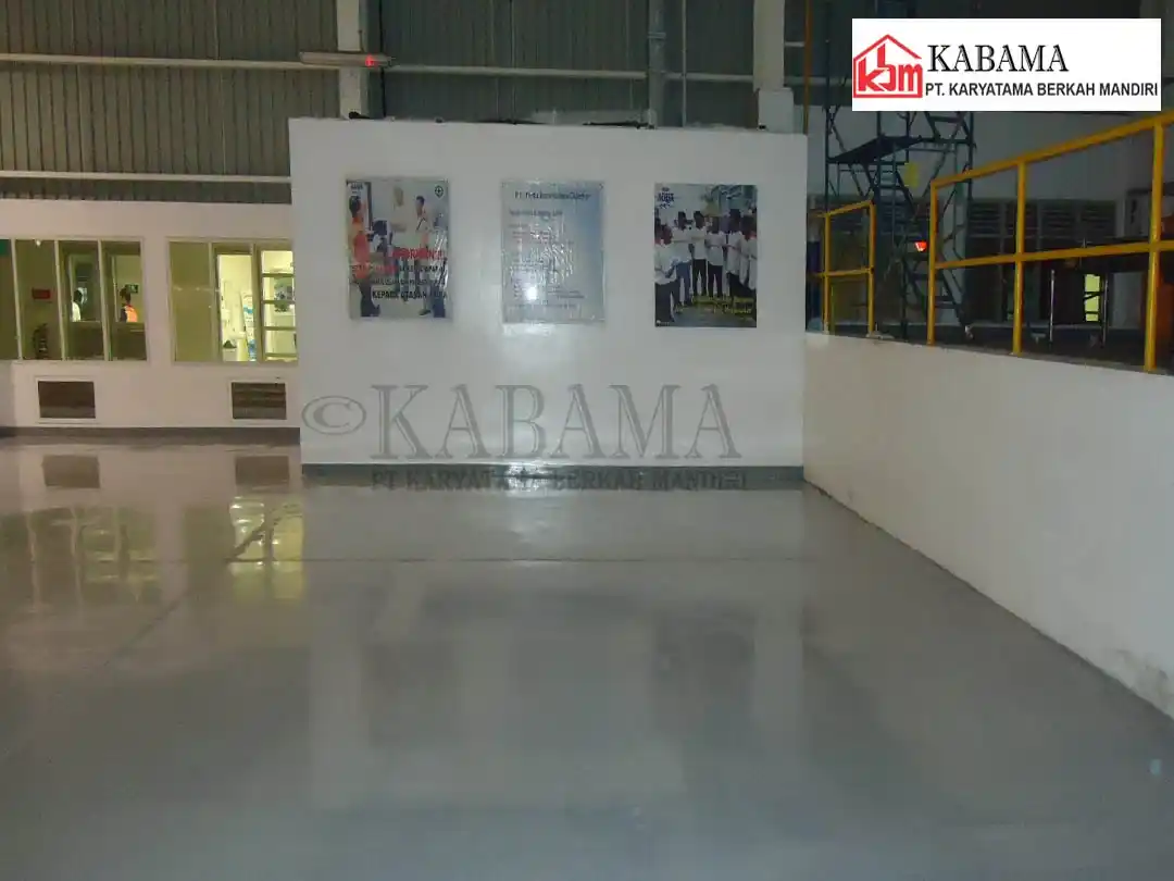 Dokumentasi proyek epoxy lantai