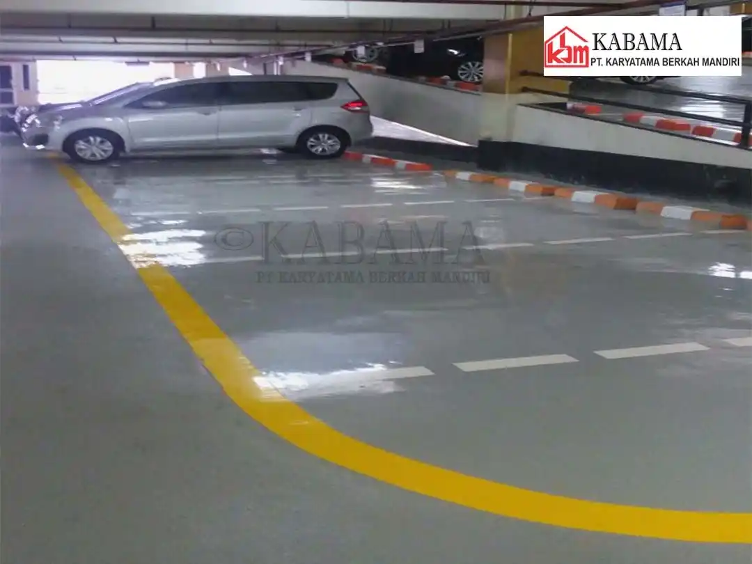 Epoxy Lantai Area Parkir Basement