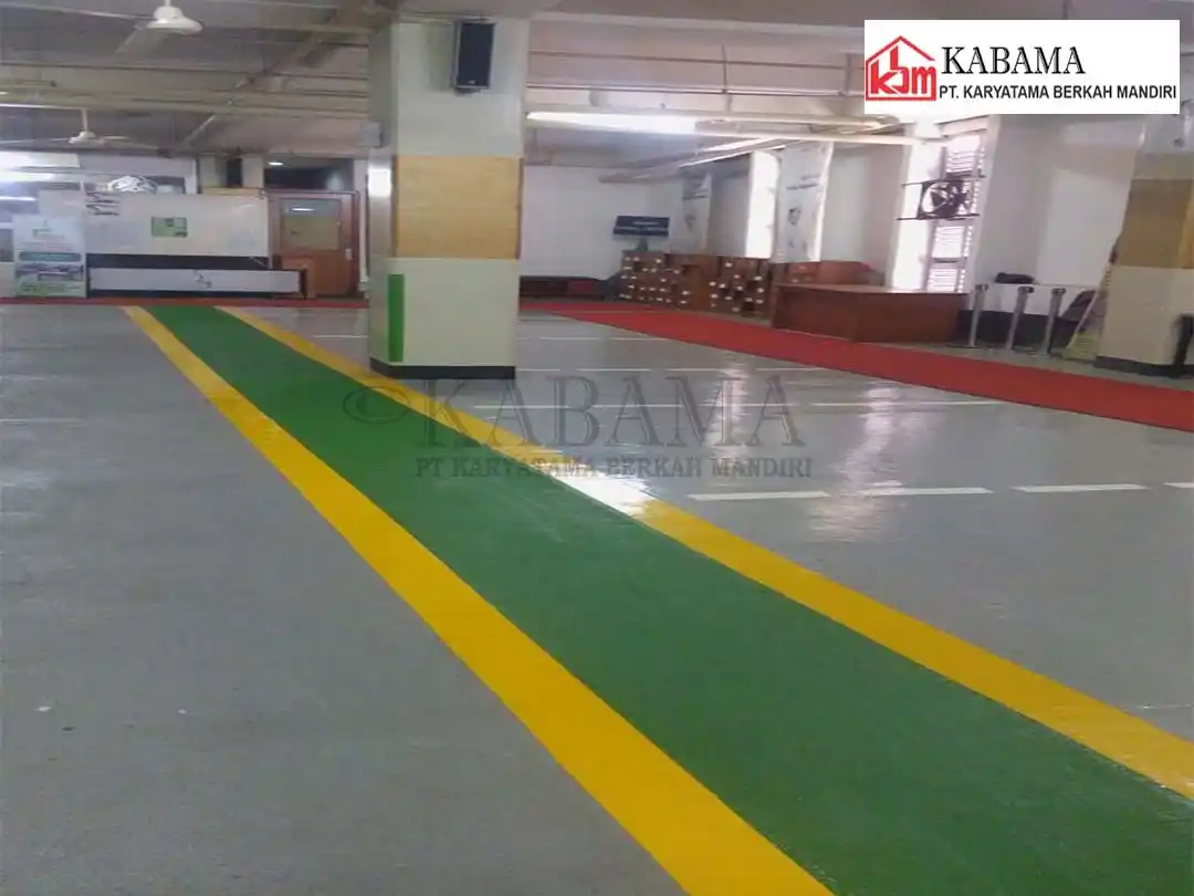 Epoxy Lantai Area Parkir Basement