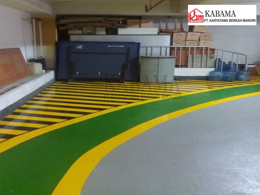 Epoxy Lantai Area Parkir Basement