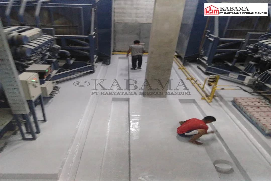 Dokumentasi proyek epoxy lantai