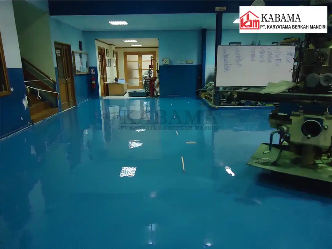 Dokumentasi proyek epoxy lantai