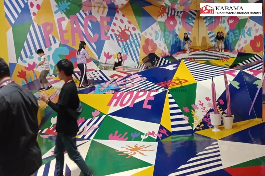 Dokumentasi proyek epoxy lantai