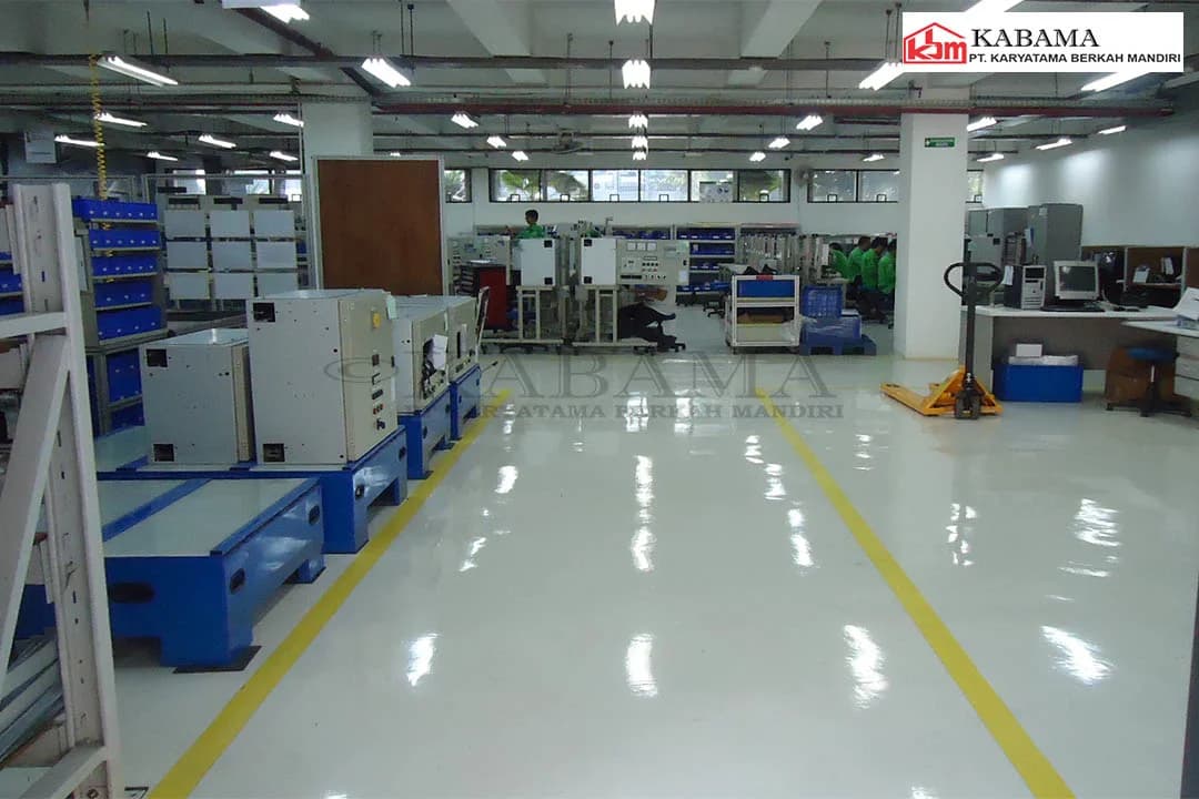 Dokumentasi proyek epoxy lantai