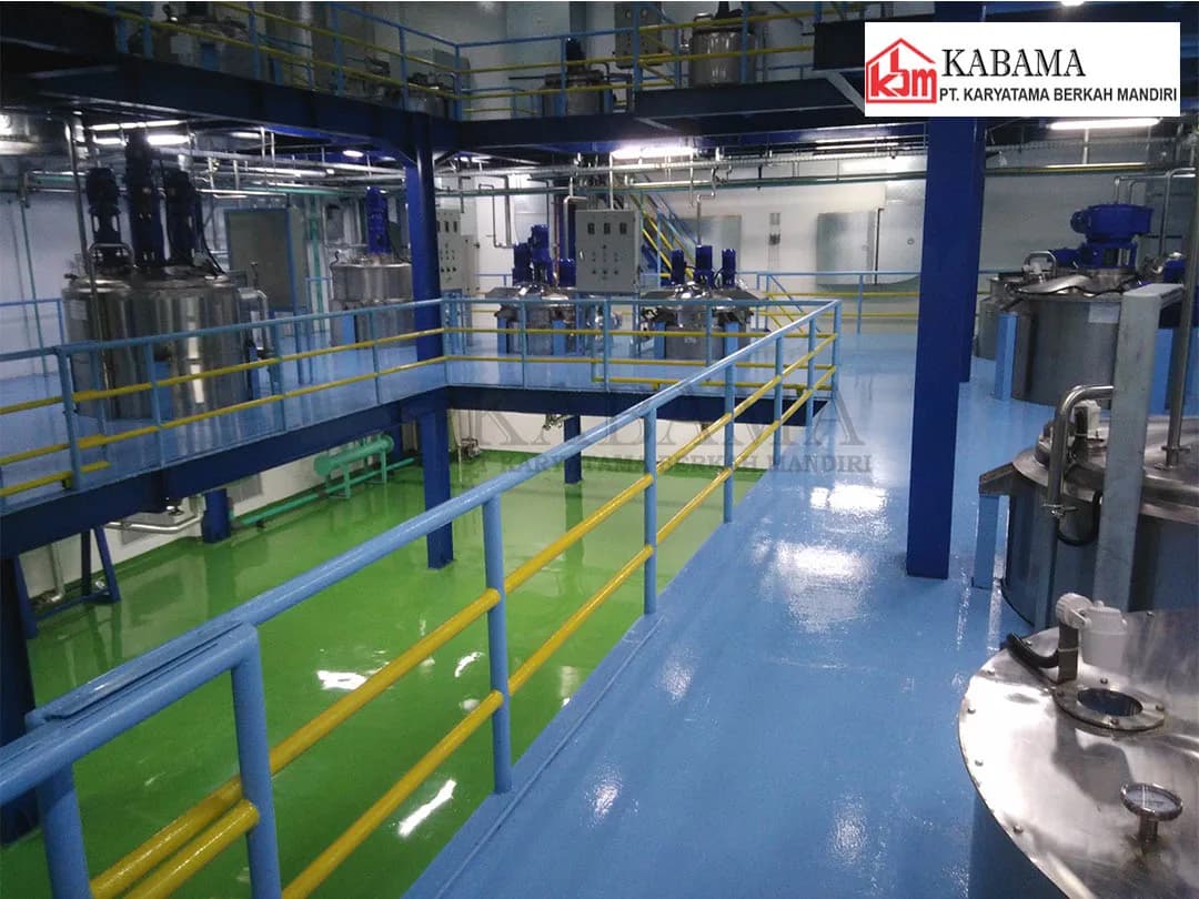 Dokumentasi proyek epoxy lantai