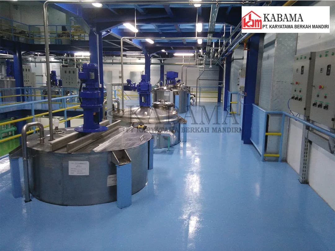 Epoxy Lantai Ruang Produksi