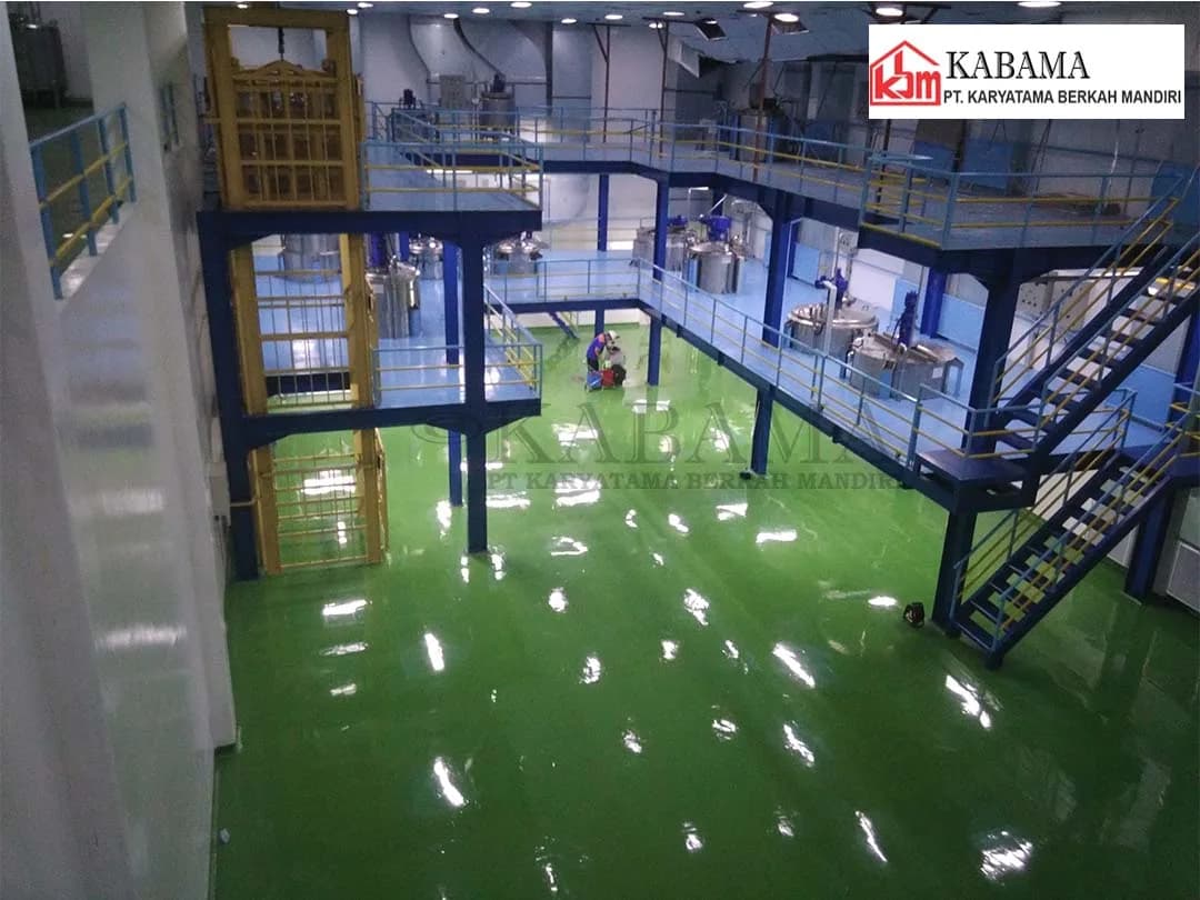 Epoxy Lantai Ruang Produksi