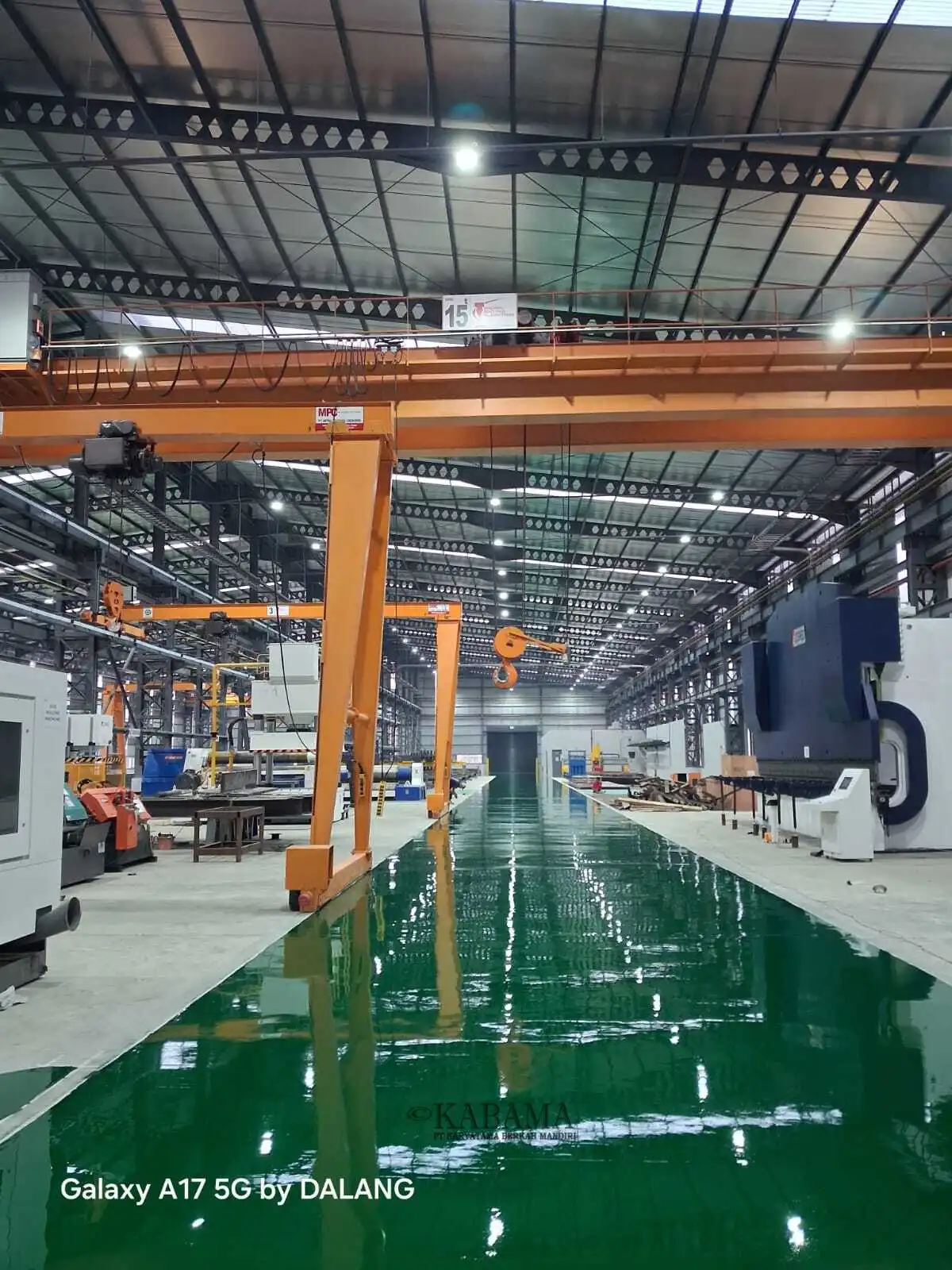 Dokumentasi proyek epoxy lantai