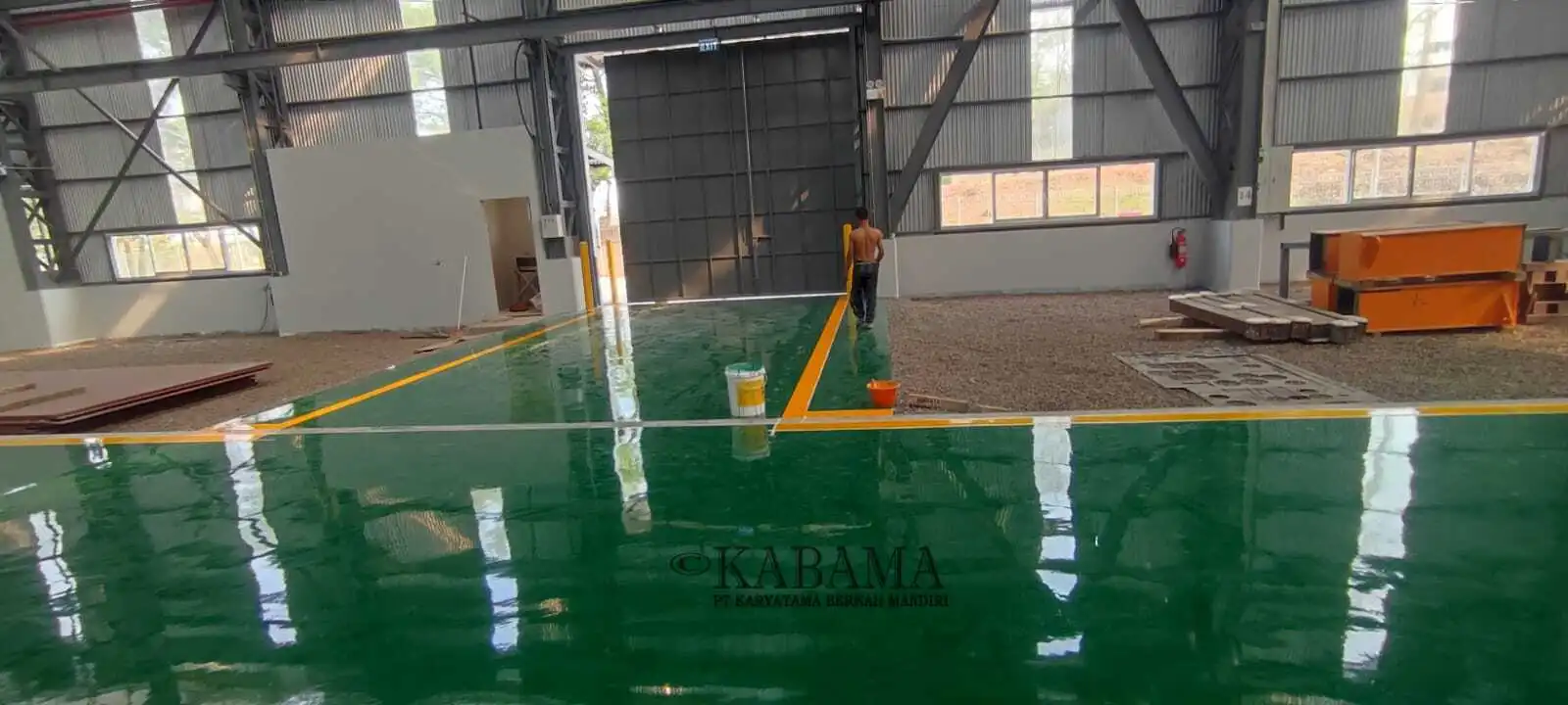 Epoxy Lantai Area Pabrik