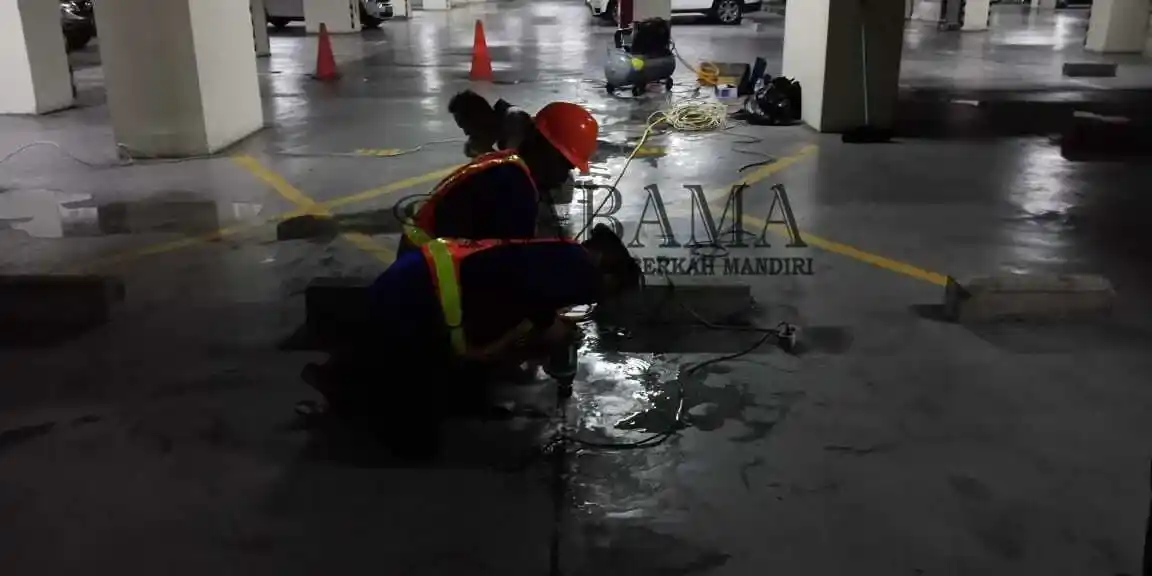 Dokumentasi proyek injeksi beton