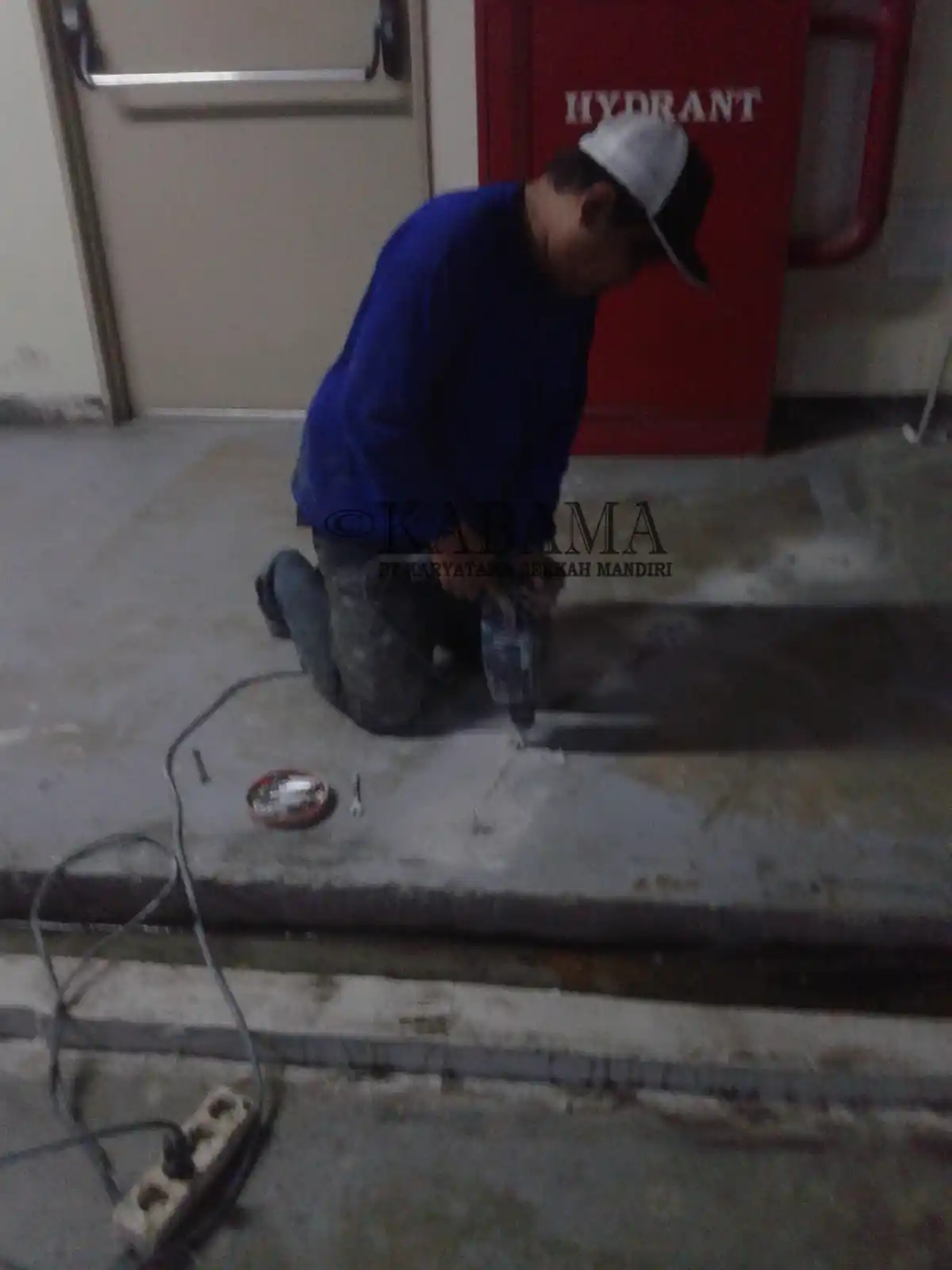Dokumentasi proyek injeksi beton
