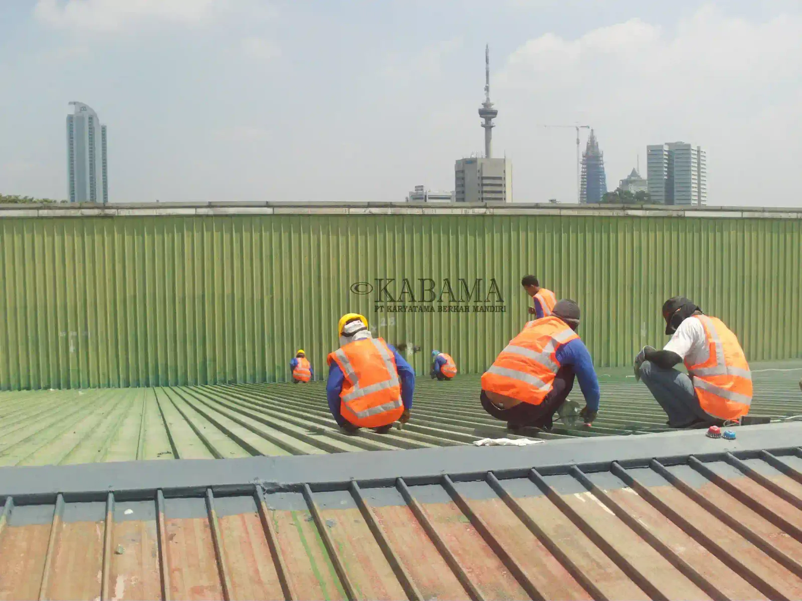 Dokumentasi proyek waterproofing hydroflex