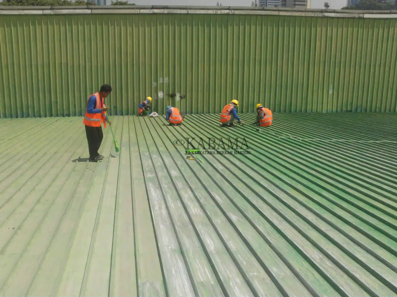 Dokumentasi proyek waterproofing hydroflex