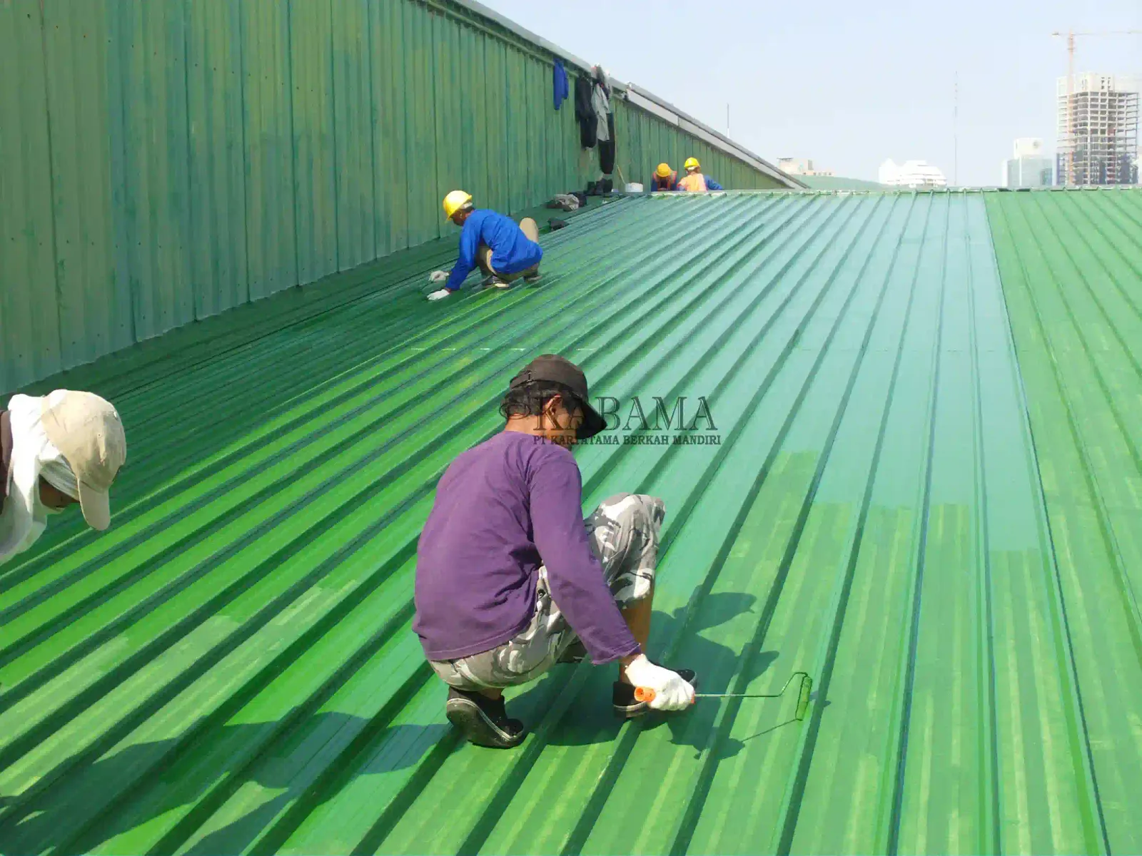 Dokumentasi proyek waterproofing hydroflex