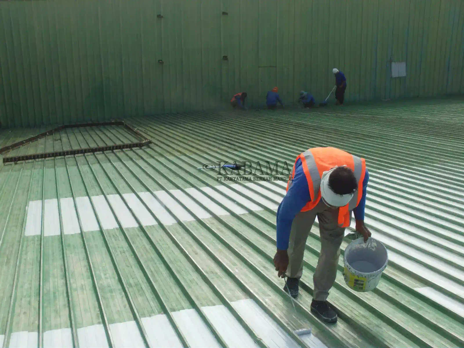Dokumentasi proyek waterproofing hydroflex