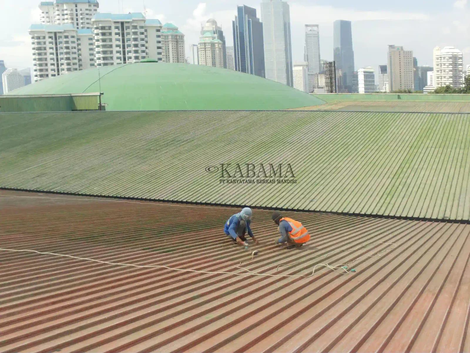 Dokumentasi proyek waterproofing hydroflex