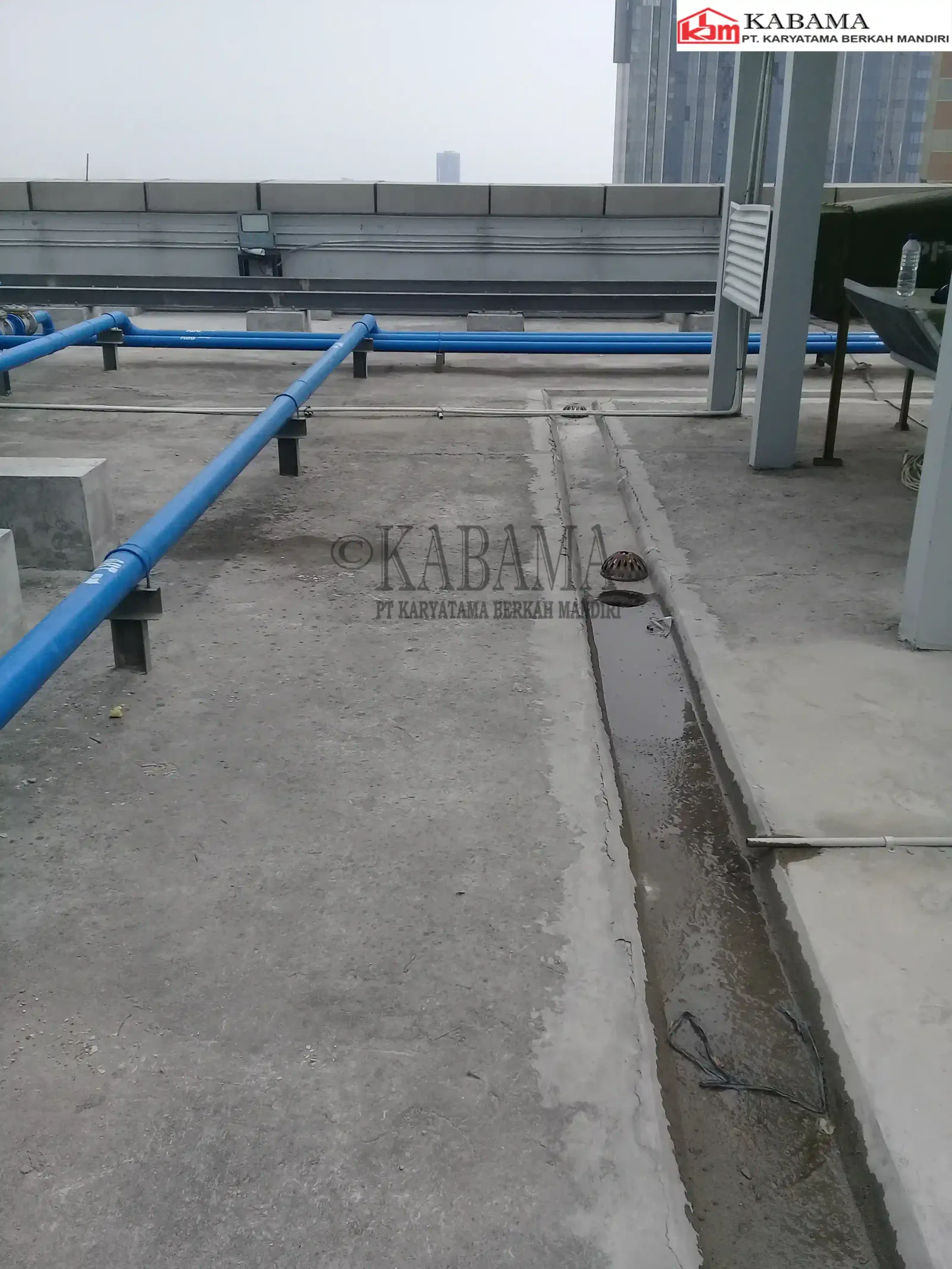 Dokumentasi proyek waterproofing hydroflex