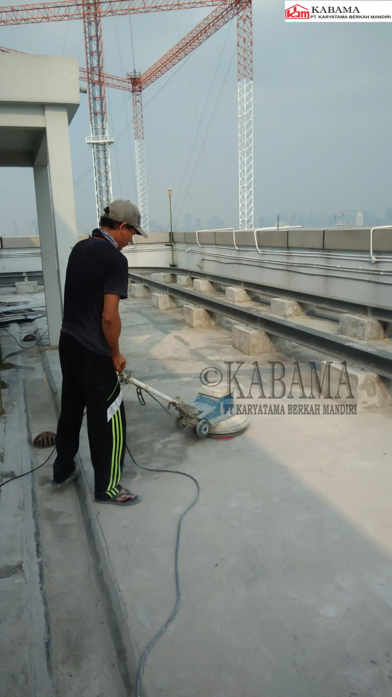 Dokumentasi proyek waterproofing hydroflex