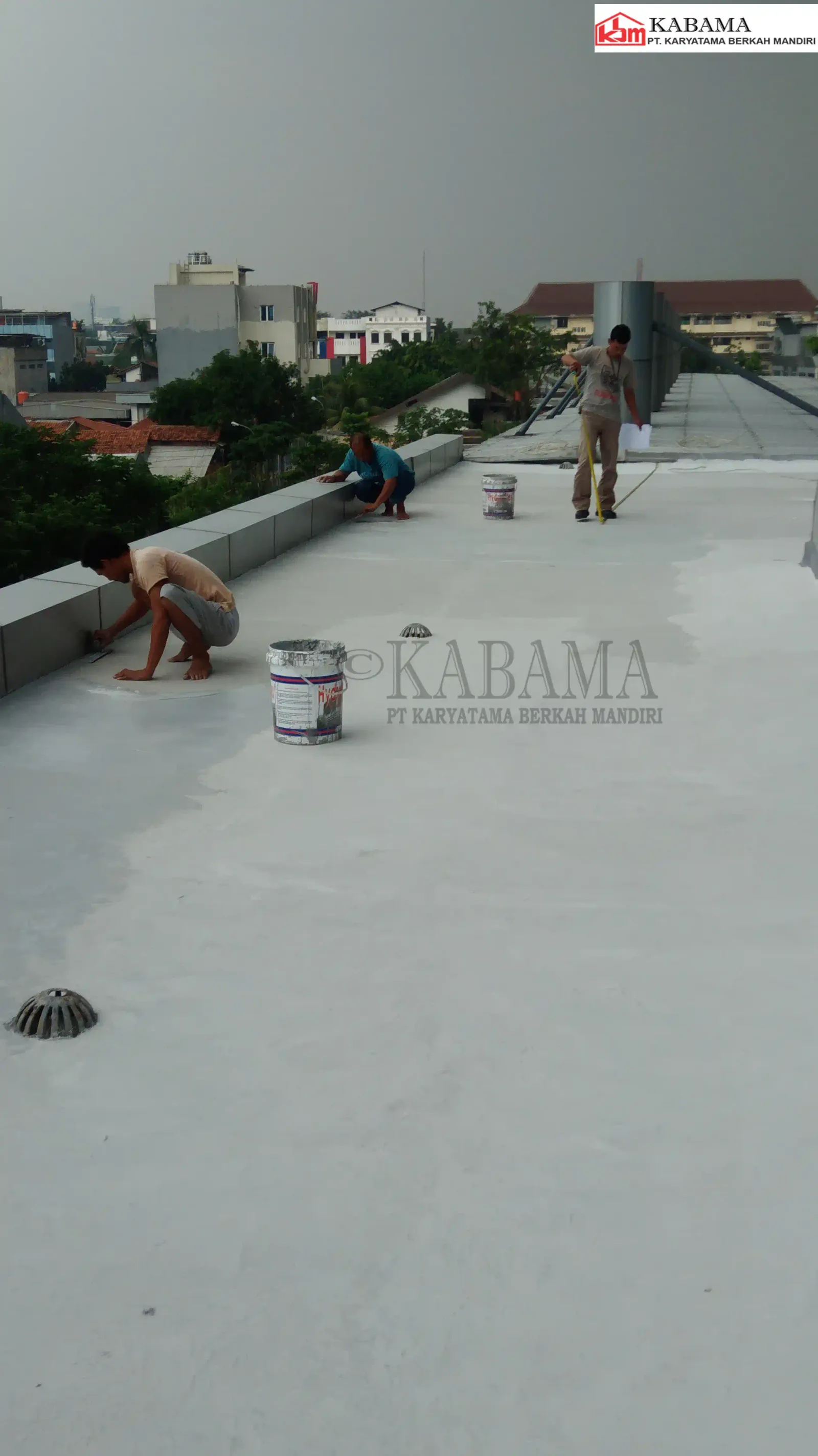 Dokumentasi proyek waterproofing hydroflex