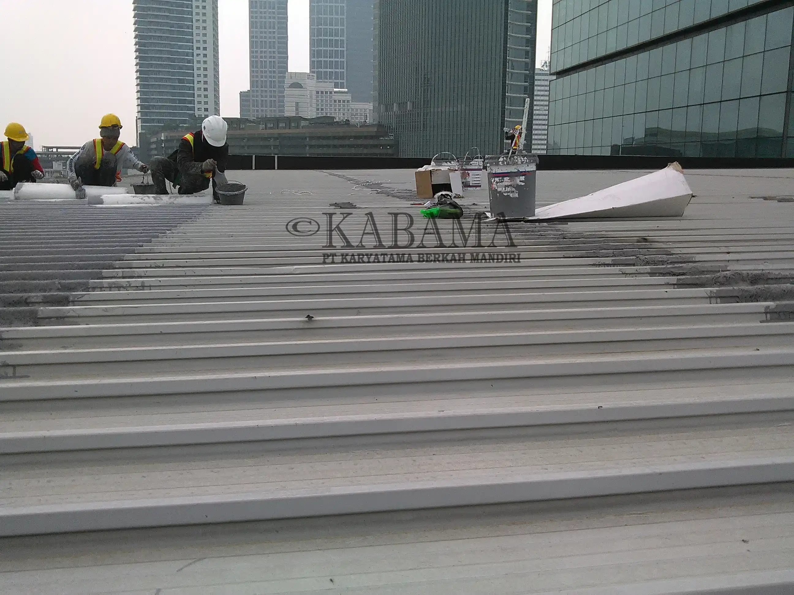 Dokumentasi proyek waterproofing hydroflex