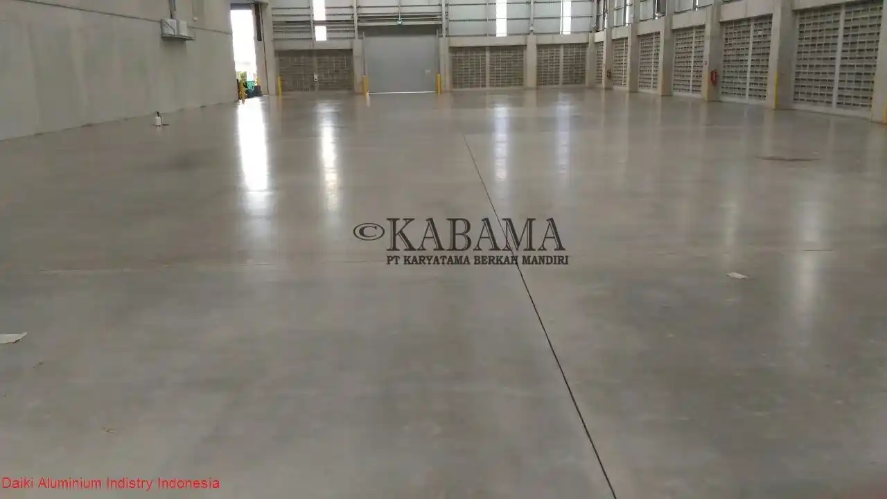 Pengerjaan floor hardener